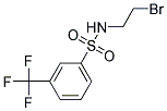 N1-(2-BROMOETHYL)-3-(TRIFLUOROMETHYL)BENZENE-1-SULPHONAMIDE Struktur