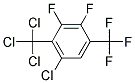 6-CHLORO-2,3-DIFLUORO-4-(TRIFLUOROMETHYL)BENZOTRICHLORID Struktur