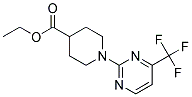 ETHYL N-[4-(TRILFUOROMETHYL)PYRIMID-2-YL]PIPERIDINE-4-CARBOXYLAT Struktur