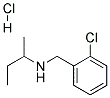 N-(2-CHLOROBENZYL)-2-BUTANAMINE HYDROCHLORIDE Struktur