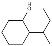 2-sec-butylcyclohexan-1-ol Struktur