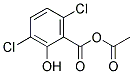 3,6-DICHLORO ACETYL SALICYLIC ACID Struktur