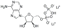 Adenosine 5'-diphosphate dilithium salt
 Struktur