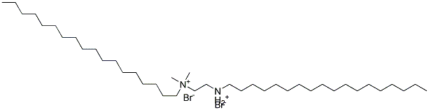 Bis(N-octadecyl-n-dimethyl)ethylenedi-ammonium bromide Struktur