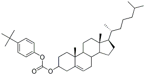 Cholesteryl-4-tert-butylphenylcarbonate Struktur