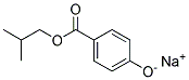 4-Hydroxybenzoic acid isobutyl ester sodium salt  Struktur