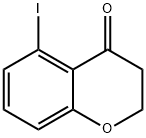 5-Iodo-4-chromanone Struktur