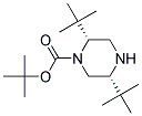 (2R,5R)-1-Boc-2,5-Di-Tert-Butyl-Piperazine Struktur