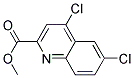 Methyl 4,6-Dichloro-2-Quinoline-Carboxylate Struktur