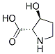 Trans-L-3-Hydroxy-Proline Struktur