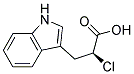 (S)-2-Chloro-3-(3-Indolyl)Propionic Acid Struktur