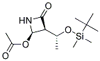 (3S,4R)-4-Acetoxy-3-[(R)-1-(Tert-Butyldimethylsilyloxy)Ethyl]Azetidine-2-One Struktur