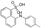 8-(4-Methylanilino)-1-Naphthalenesulfonic Acid Struktur