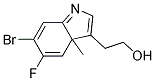 4-Bromo-5-fluoro-7-methyltryptophol Struktur