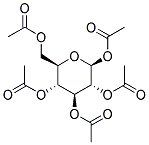 Beta -D-glucose penta acetate for arbutin Struktur