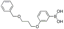 3-(3-(benzyloxy)propoxy)phenylboronic
acid Struktur