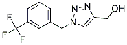 4-(Hydroxymethyl)-1-[3-(trifluoromethyl)benzyl]-1H-1,2,3-triazole Struktur