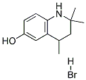 6-Hydroxy-1,2,3,4-tetrahydro-2,2,4-trimethylquinoline hydrobromide Struktur