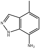 7-Amino-4-methyl-1H-indazole Struktur