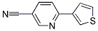 6-Thien-3-ylnicotinonitrile Struktur