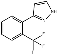 3-[2-(Trifluoromethyl)phenyl]-1H-pyrazole Struktur