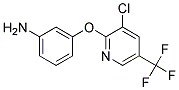 3-[3-Chloro-5-(trifluoromethyl)pyridin-2-yloxy]aniline Struktur