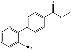 Methyl 4-(3-aminopyridin-2-yl)benzoate Struktur