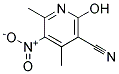 4,6-Dimethyl-2-hydroxy-5-nitronicotinonitrile Struktur