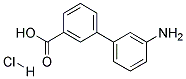 3'-Amino-[1,1'-biphenyl]-3-carboxylic acid hydrochloride Struktur