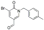 5-Bromo-1-(4-methylbenzyl)-6-oxo-1,6-dihydropyridine-3-carboxaldehyde Struktur