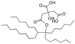 TRIHEXYLDECYL CITRATE Struktur