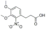 3-(3,4-dimethoxy-2-nitrophenyl)propanoic acid Struktur