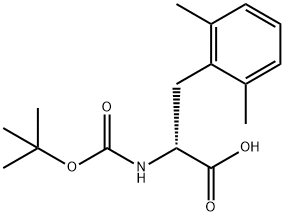 Boc-2,6-Dimethy-D-Phenylalanine Struktur