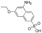 5-amino-7-ehtoxy-2-naphthalenesulfonic acid Struktur