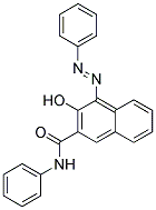 3-Hydroxy-4-phenylazo-naphthalene-2-carboxylicacidphenylamide Struktur