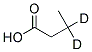 BUTYRIC-3,3-D2 ACID 98.1% Struktur