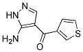 (5-AMINO-1H-PYRAZOL-4-YL)-THIOPHEN-3-YL-METHANONE Struktur