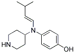 4-[((E)-3-METHYL-BUT-1-ENYL)-PIPERIDIN-4-YL-AMINO]-PHENOL Struktur