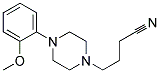 4-[4-(2-METHOXY-PHENYL)-PIPERAZIN-1-YL]-BUTYRONITRILE Struktur