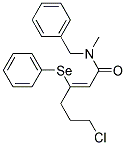 6-CHLORO-(Z)-3-PHENYLSELENYL-HEX-2-ENOIC ACID BENZYLMETHYLAMIDE Struktur