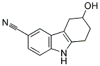 6-HYDROXY-6,7,8,9-TETRAHYDRO-5H-CARBAZOLE-3-CARBONITRILE Struktur