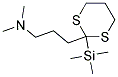 DIMETHYL-[3-(2-TRIMETHYLSILANYL-[1,3]DITHIAN-2-YL)-PROPYL]-AMINE Struktur