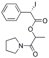 IODO-PHENYL-ACETIC ACID (S)-1-METHYL-2-OXO-2-PYRROLIDIN-1-YL-ETHYL ESTER Struktur