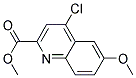 METHYL 4-CHLORO-6-METHYOXY-QUINOLINE-2-CARBOXYLATE Struktur