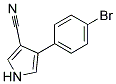 4-(4-BROMOPHENYL)-1H-PYRROLE-3-CARBONITRILE Struktur