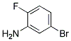 5-BROMO-2-FLUOROBENZENAMINE Struktur