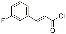 3-(3-FLUOROPHENYL)-2-PROPENOYLHLORIDE Struktur