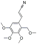 3,4,5-Trimethoxy-2-Methoxymethyl Cynnamonitrile Struktur