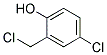 5-Chloro-2-Hydroxybenzyl Chloride Struktur