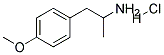 (-)-2-(P-METHOXYPHENYL)-1-METHYLETHYLAMINE HYDROCHLORIDE Struktur